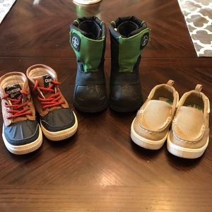 Toddler 6C Fall/Winter Shoe Boot/Loafer Bundle